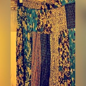 Sag Harbor Skirt Size Petite Small Vintage - Women | Color: Floral Blue